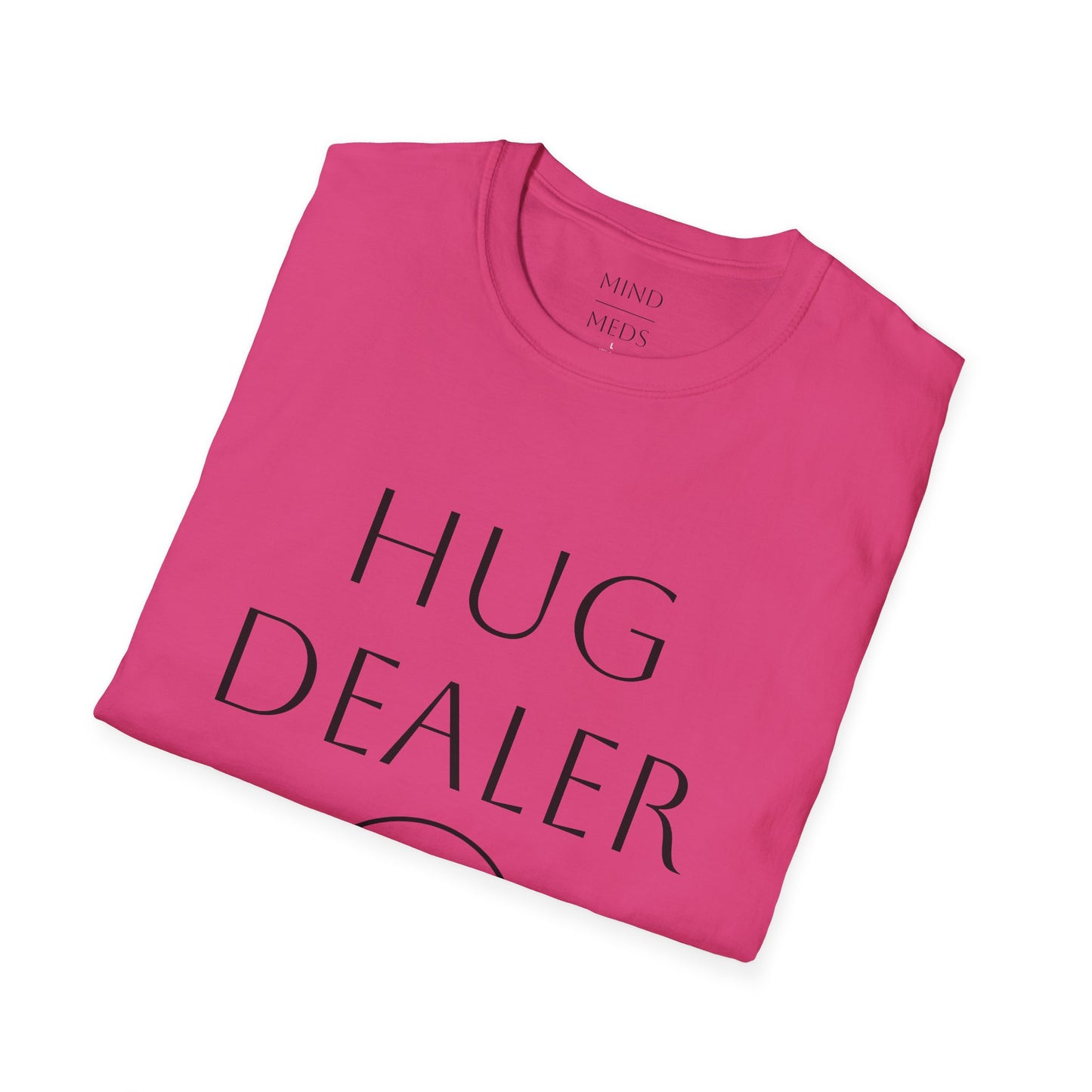 Funny "Hug Dealer" Unisex Softstyle T-Shirt - Perfect Gift for Friends and Family