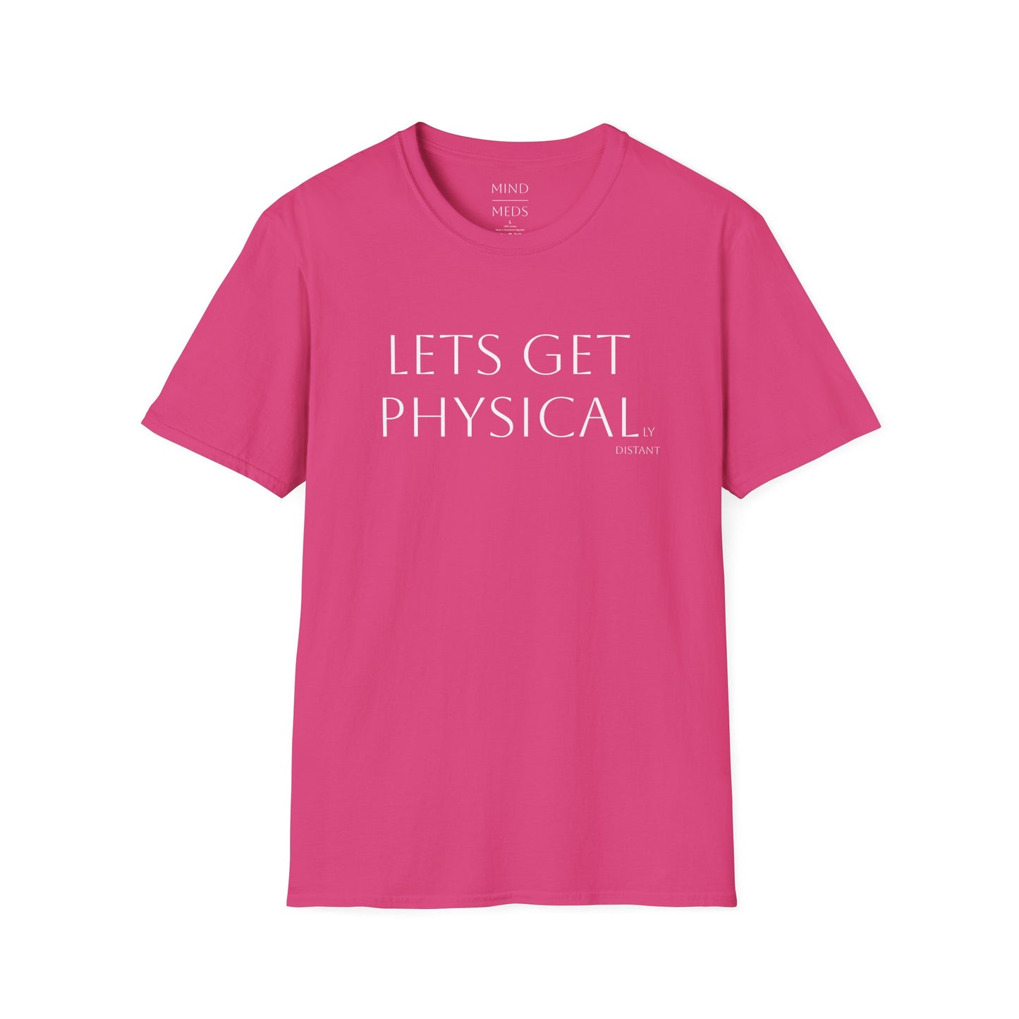 Unisex Softstyle T-Shirt - 'Let's Get Physical' - Motivational Fitness Tee