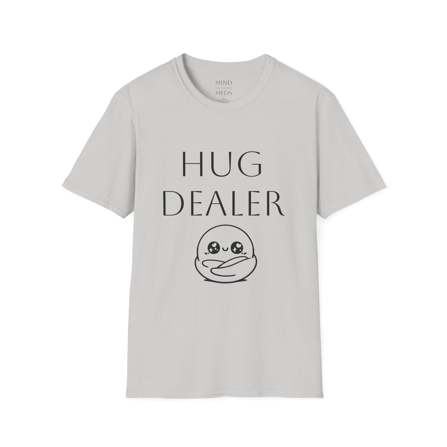 Funny "Hug Dealer" Unisex Softstyle T-Shirt - Perfect Gift for Friends and Family