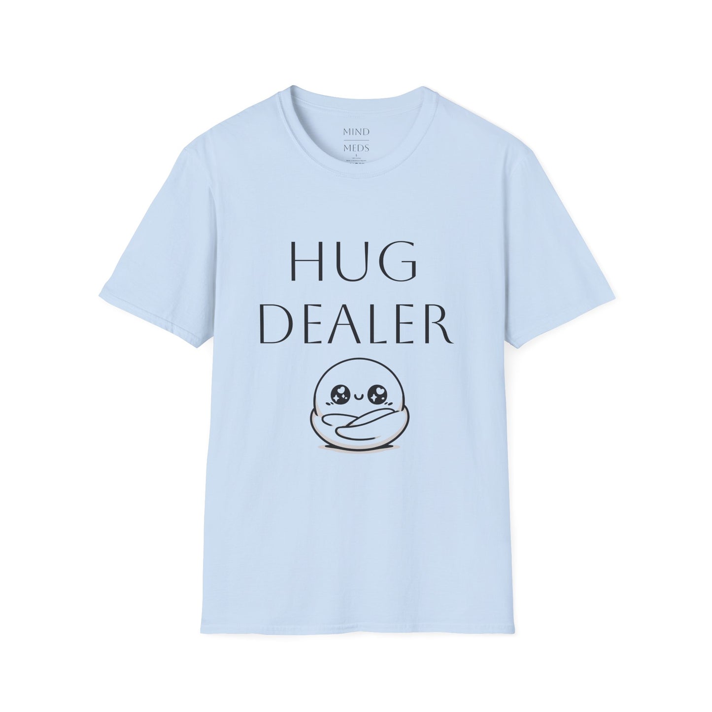 Funny "Hug Dealer" Unisex Softstyle T-Shirt - Perfect Gift for Friends and Family