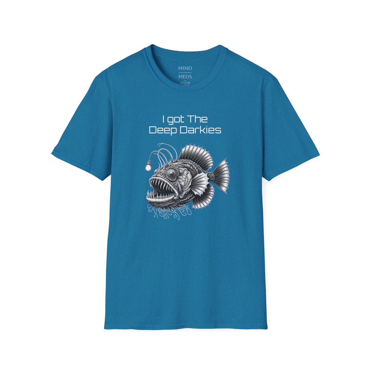 I Got The Deep Darkies Unisex Softstyle T-Shirt - Fun Graphic Tee for Fishing Enthusiasts