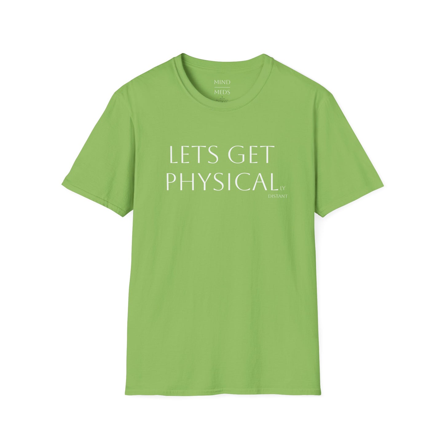 Unisex Softstyle T-Shirt - 'Let's Get Physical' - Motivational Fitness Tee