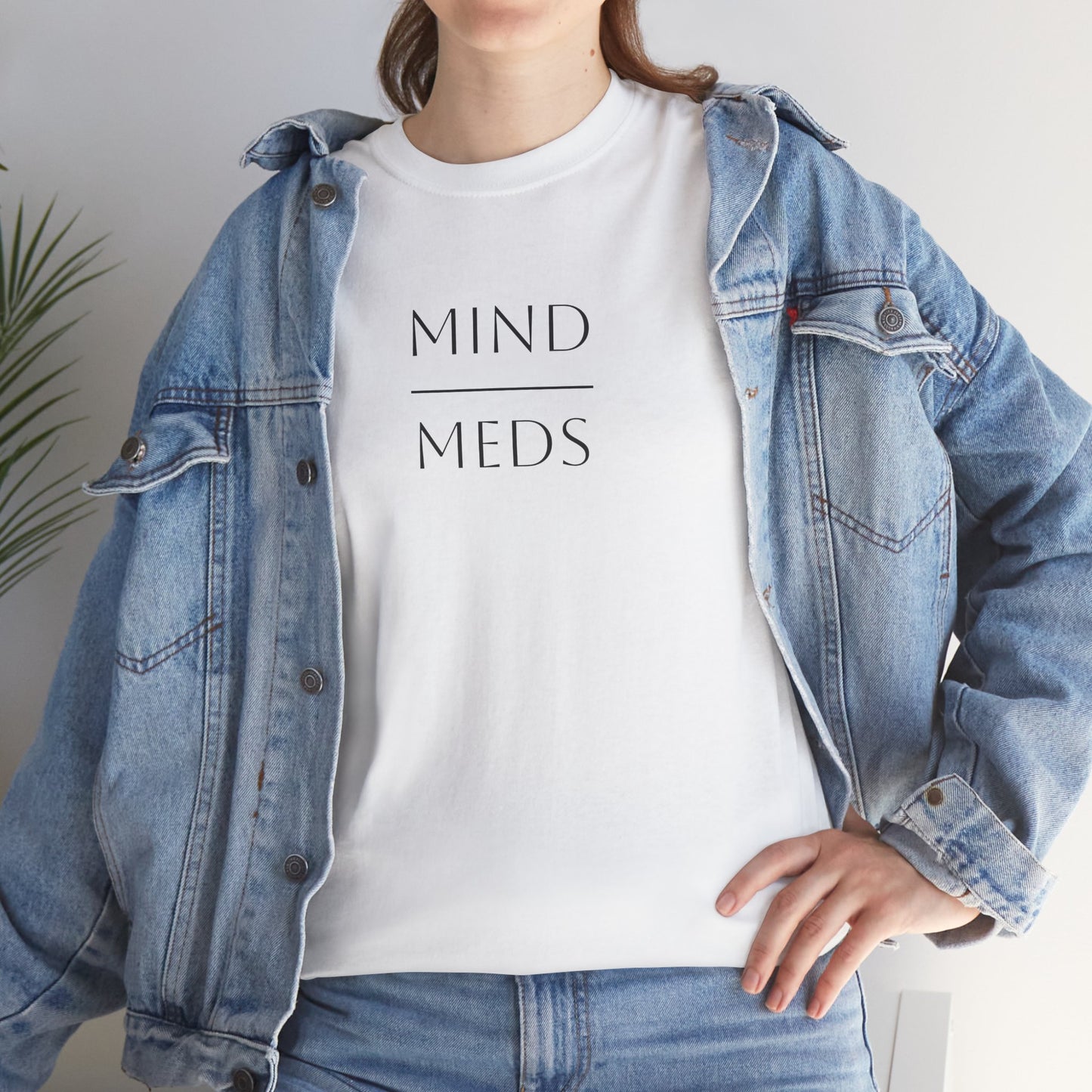 Mind Meds Unisex Heavy Cotton Tee - Artistic Wellness Shirt