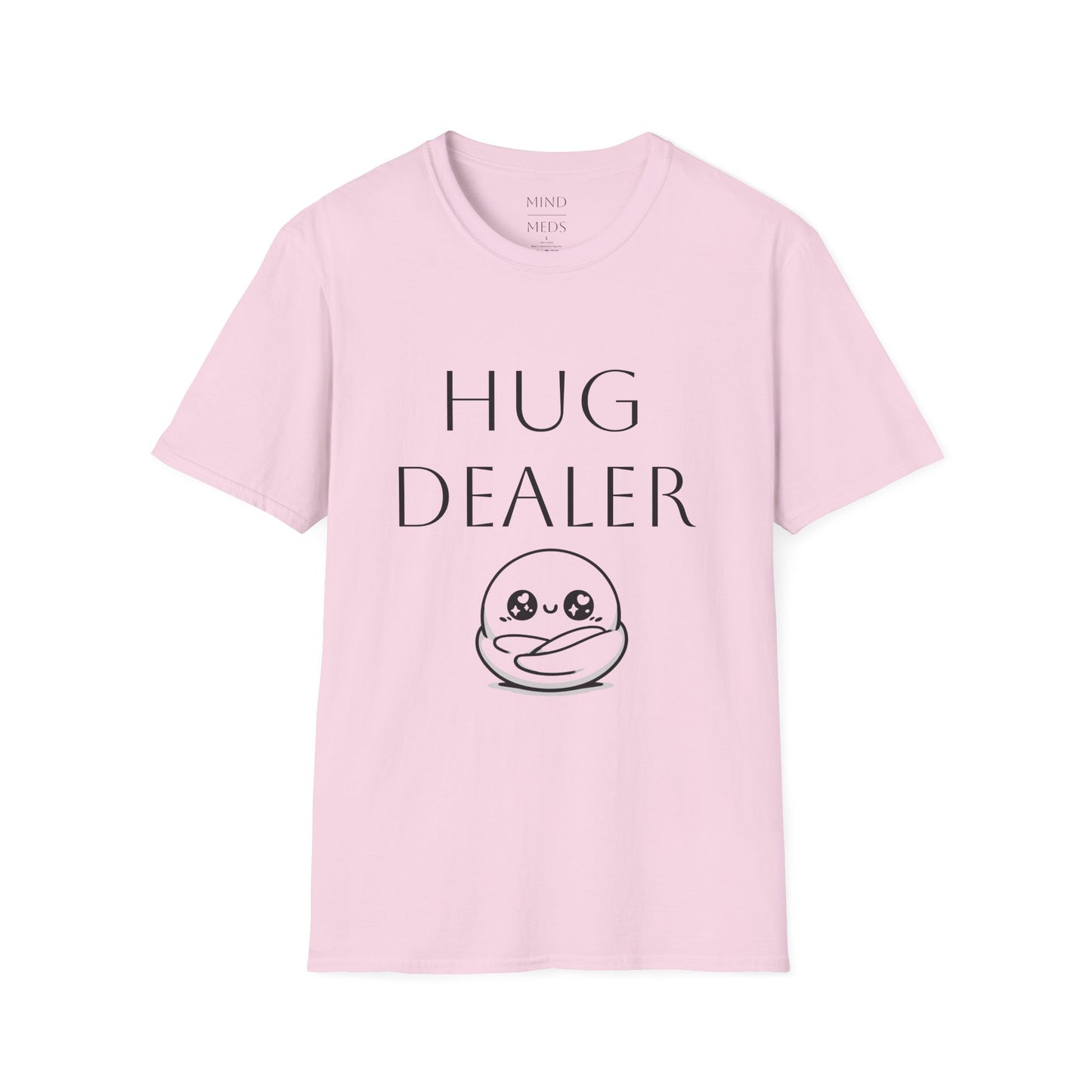 Funny "Hug Dealer" Unisex Softstyle T-Shirt - Perfect Gift for Friends and Family