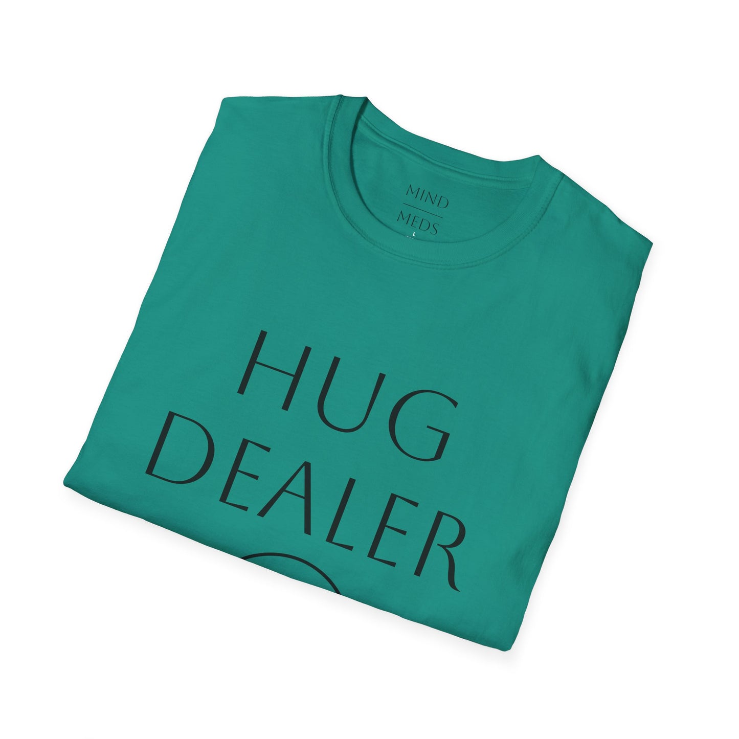 Funny "Hug Dealer" Unisex Softstyle T-Shirt - Perfect Gift for Friends and Family