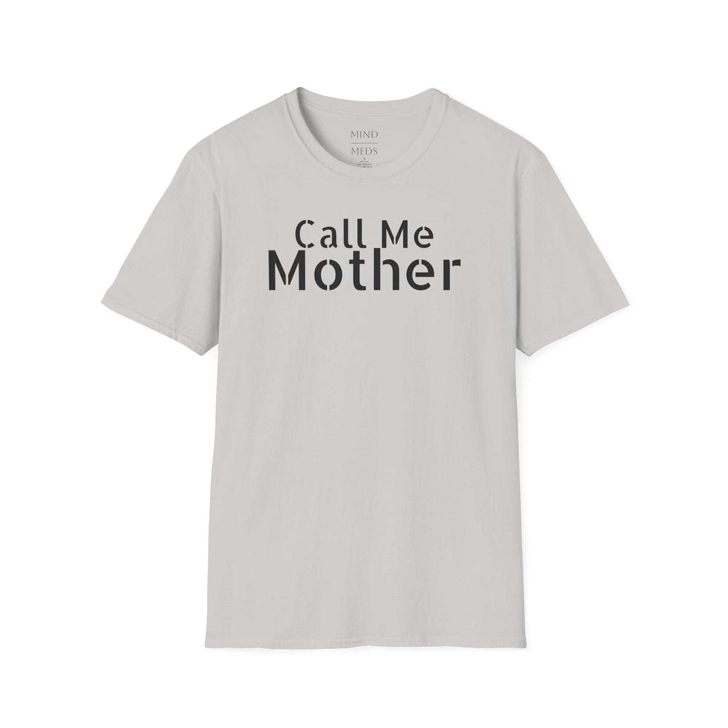 Call Me Mother Unisex Softstyle T-Shirt - Vibrant Rainbow Art for Moms