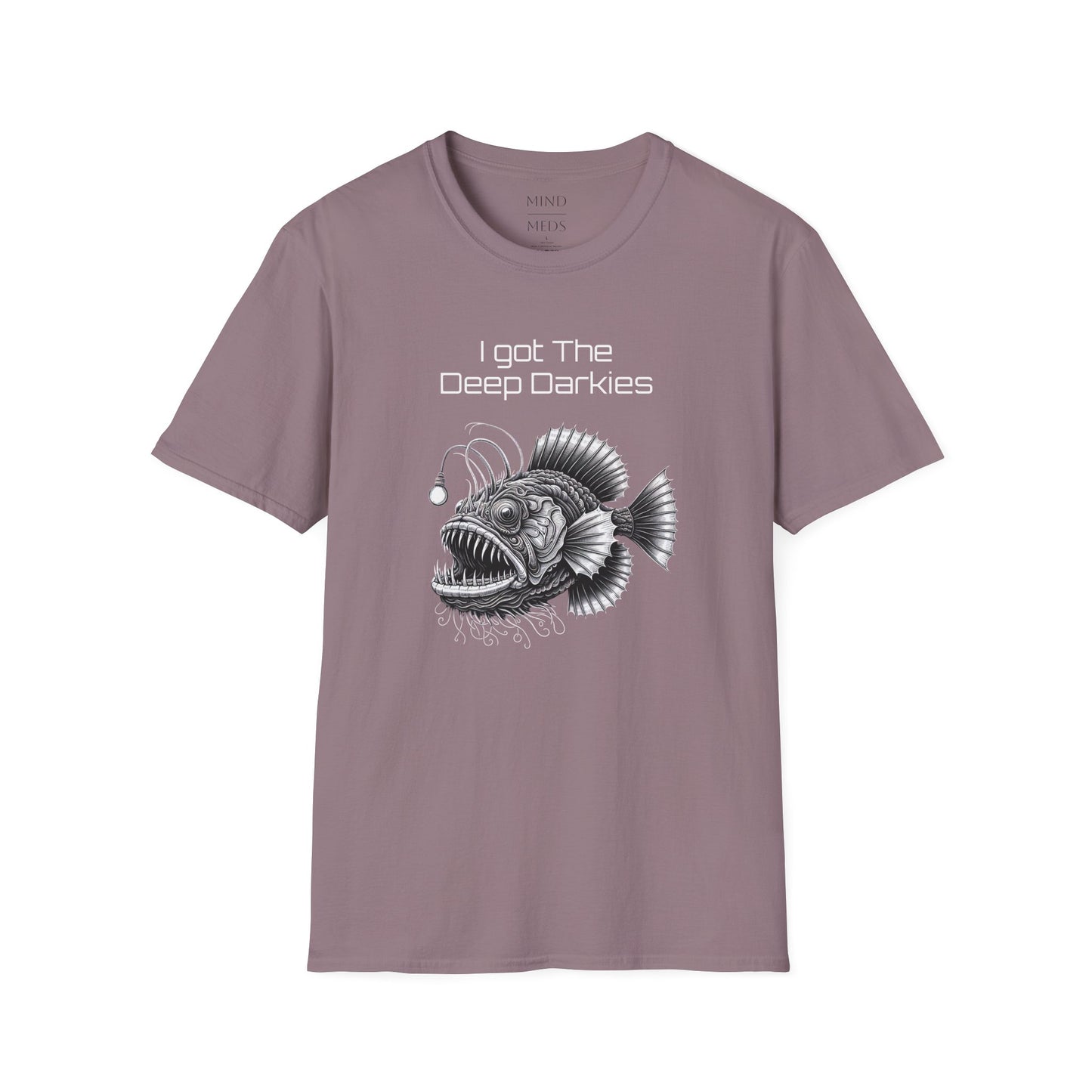 I Got The Deep Darkies Unisex Softstyle T-Shirt - Fun Graphic Tee for Fishing Enthusiasts