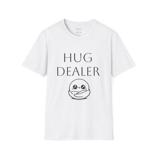 Funny "Hug Dealer" Unisex Softstyle T-Shirt - Perfect Gift for Friends and Family