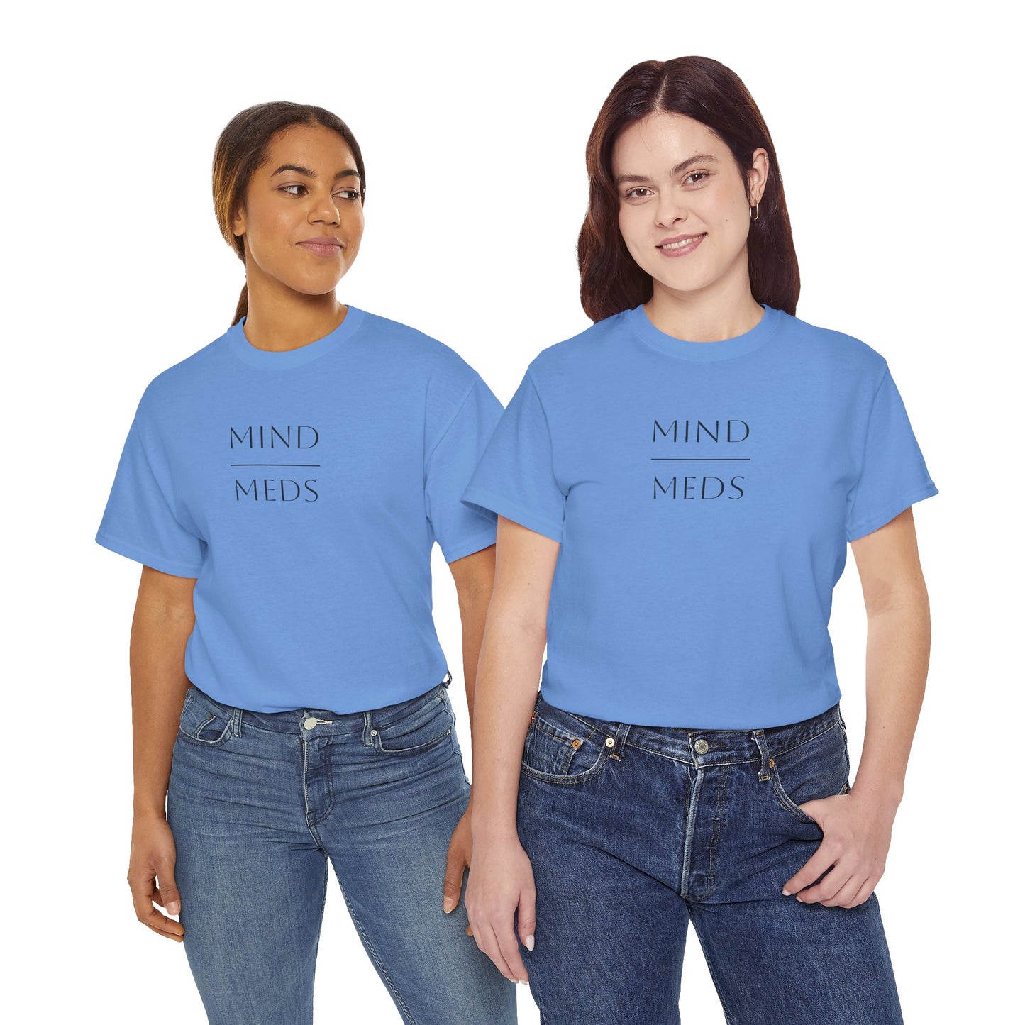 Mind Meds Unisex Heavy Cotton Tee - Artistic Wellness Shirt