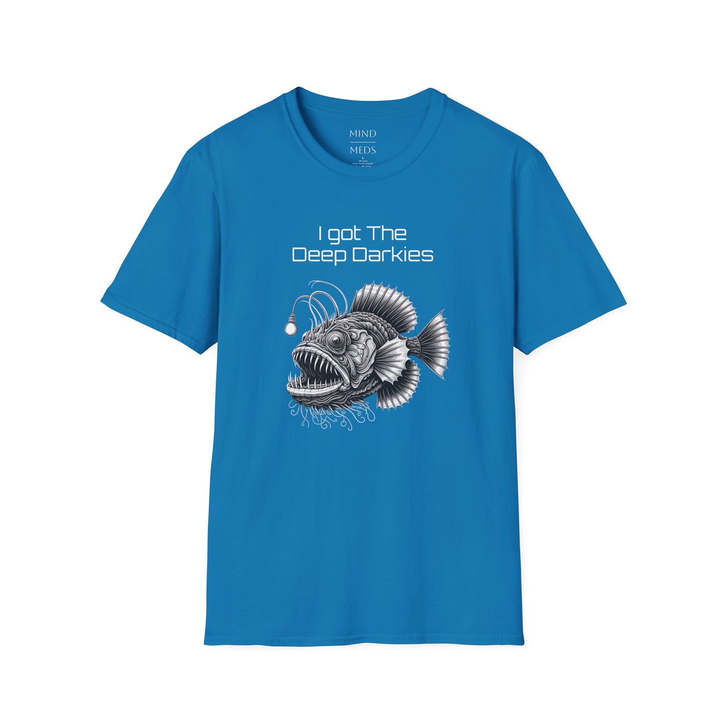 I Got The Deep Darkies Unisex Softstyle T-Shirt - Fun Graphic Tee for Fishing Enthusiasts