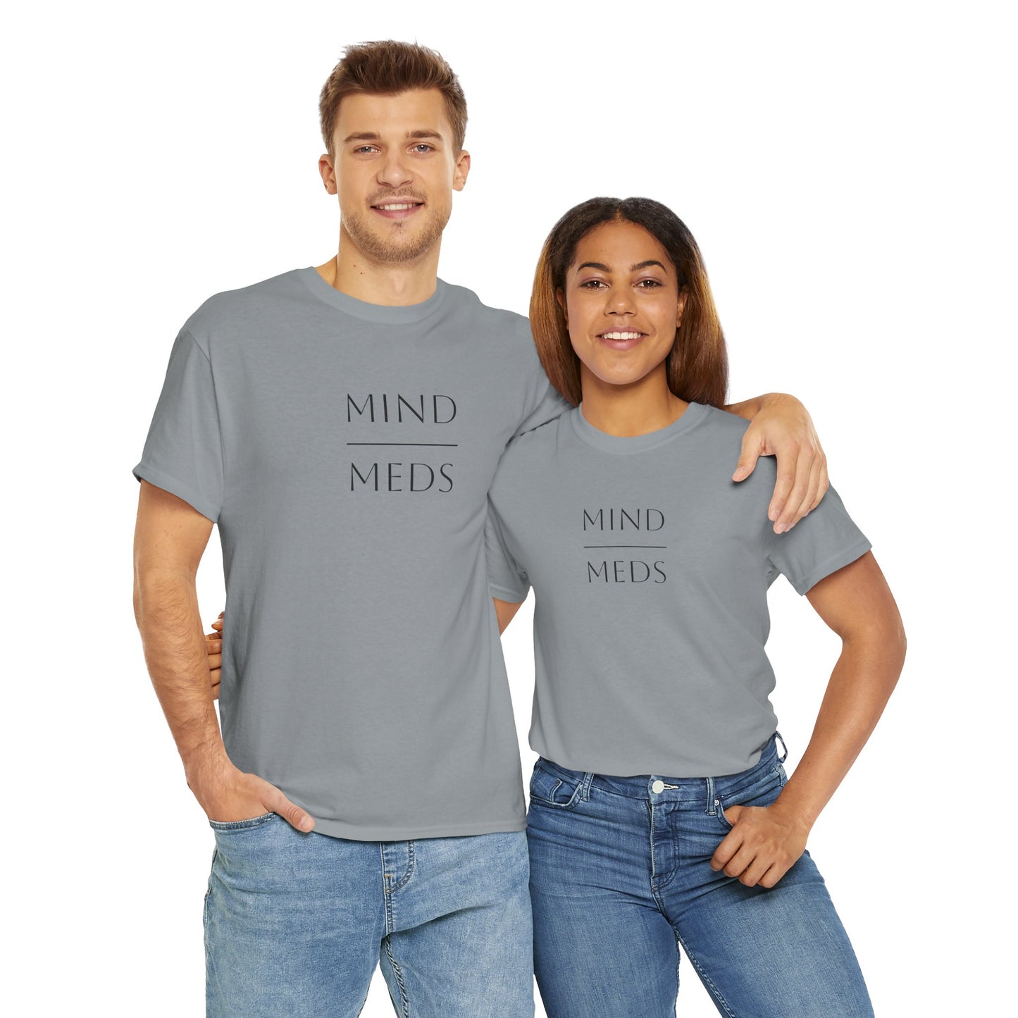 Mind Meds Unisex Heavy Cotton Tee - Artistic Wellness Shirt