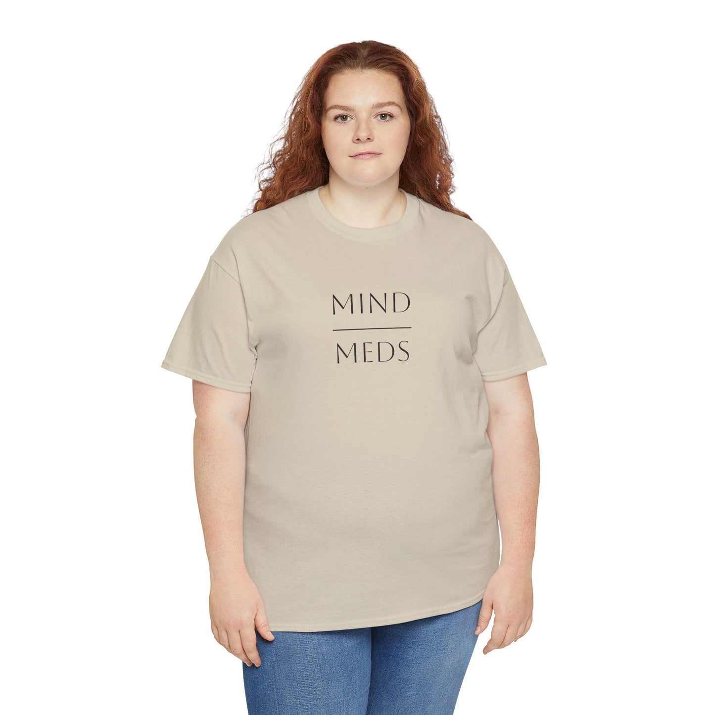 Mind Meds Unisex Heavy Cotton Tee - Artistic Wellness Shirt